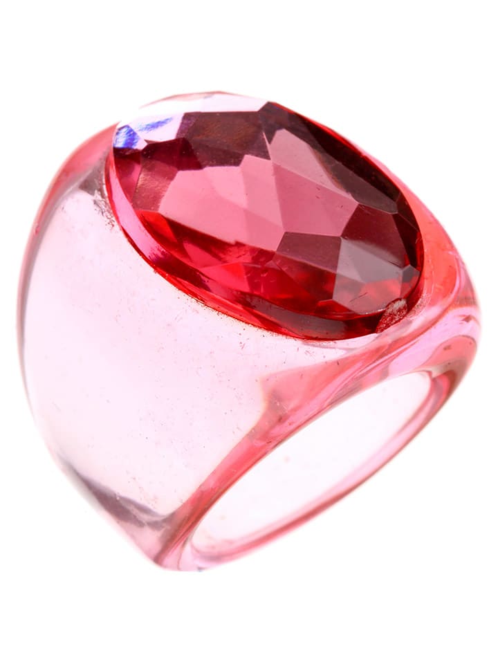 LA CHIQUITA Pierścionek z kryształem rozmiar: 52