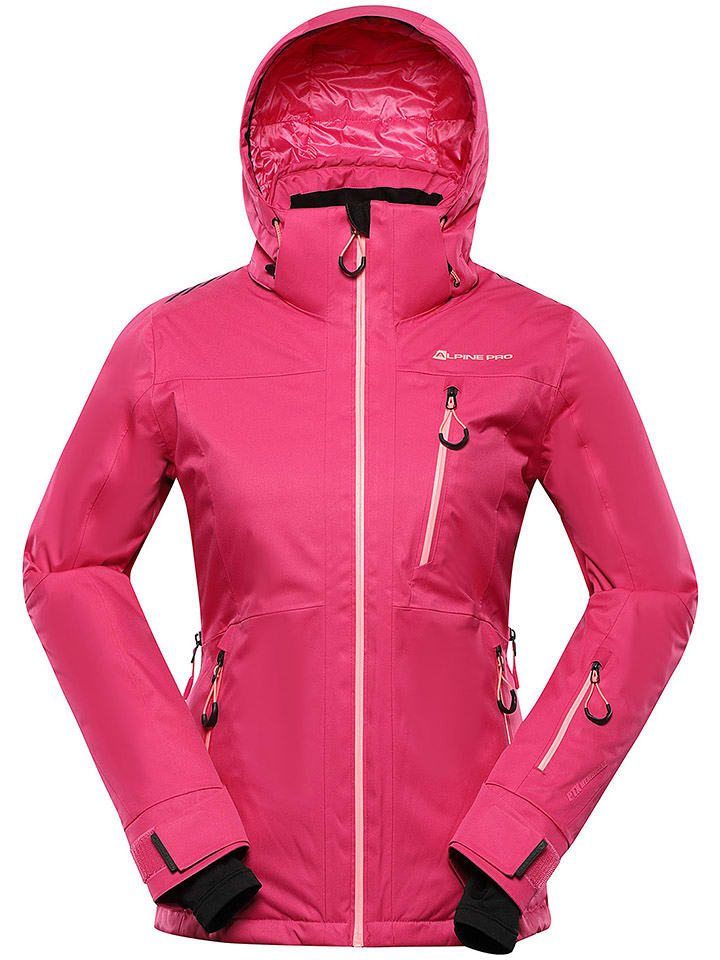 Alpine Pro Kurtka narciarska "Reama" w kolorze różowym rozmiar: S