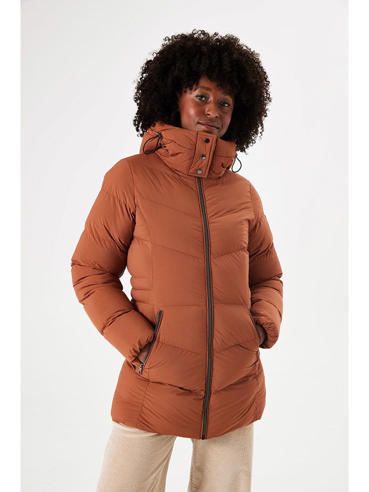 Garcia Kurtka pikowana w kolorze jasnobrązowym rozmiar: L