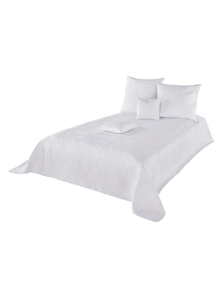 heine home Narzuta w kolorze białym rozmiar: 270x250 cm