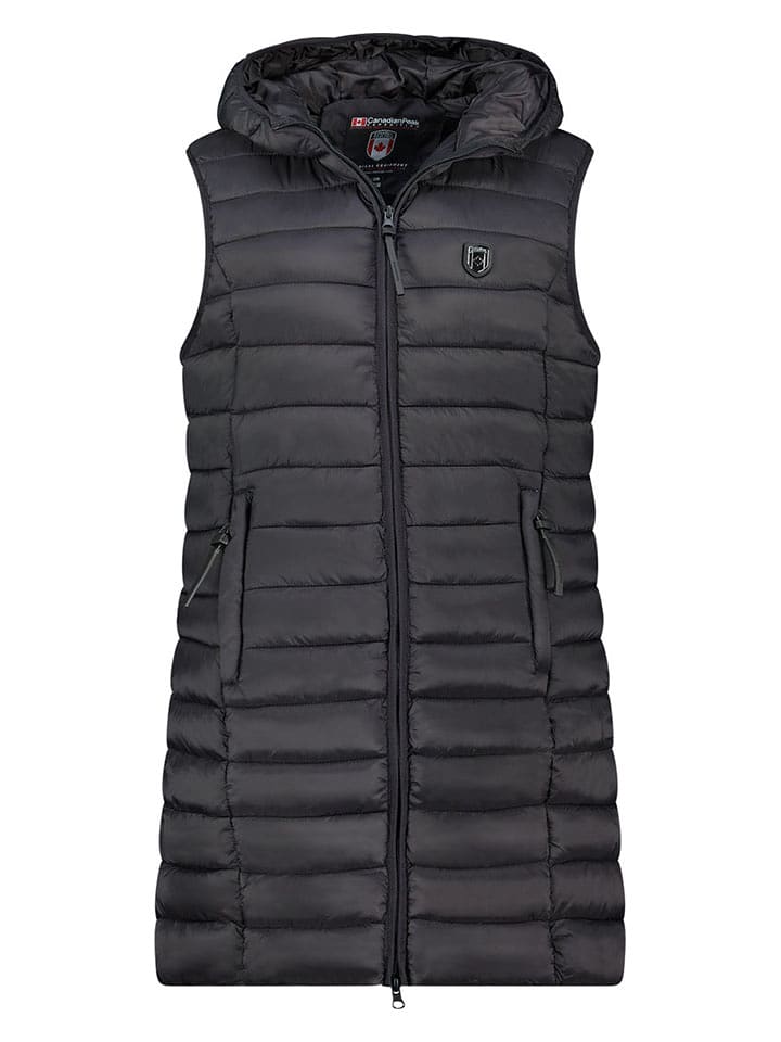 Canadian Peak Kamizelka pikowana w kolorze czarnym rozmiar: XL