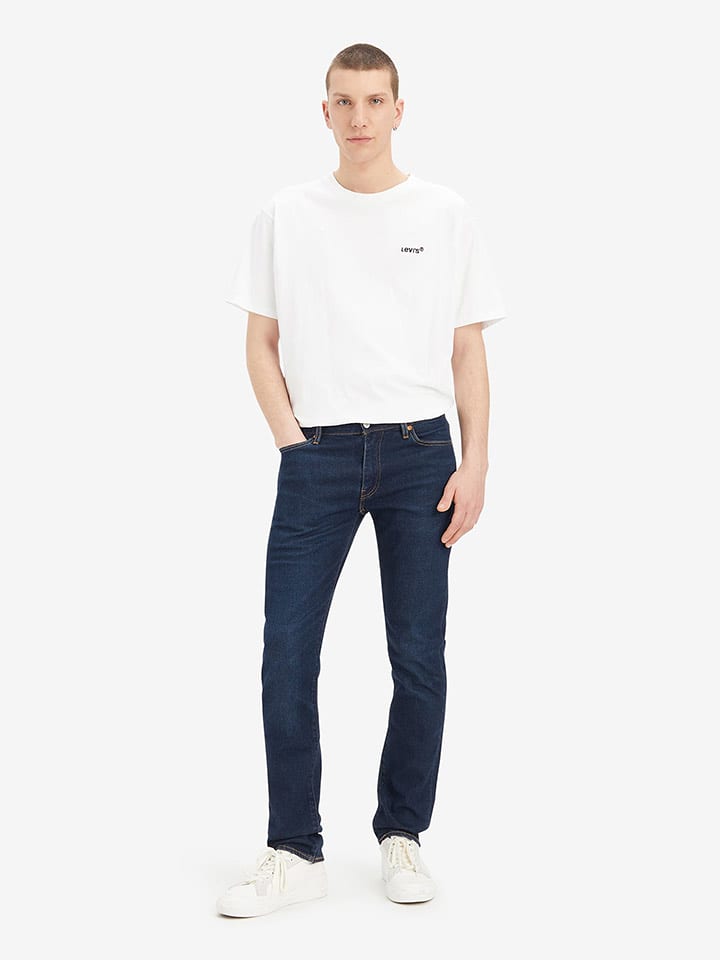 Levi's Dżinsy "511" - Slim fit - w kolorze granatowym rozmiar: W34/L34