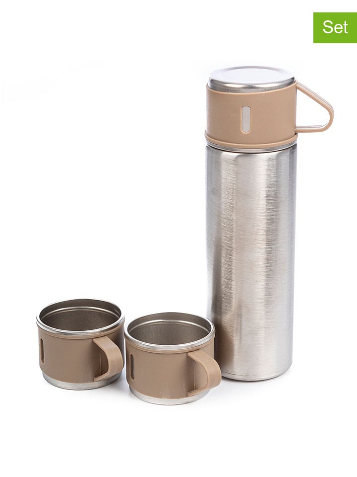 DAM 4-częściowy zestaw w kolorze szarobrązowym rozmiar: onesize