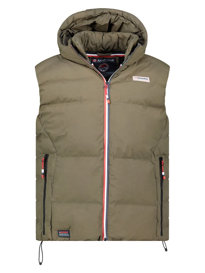 ANAPURNA Kamizelka pikowana "Vitoana" w kolorze khaki rozmiar: 3XL