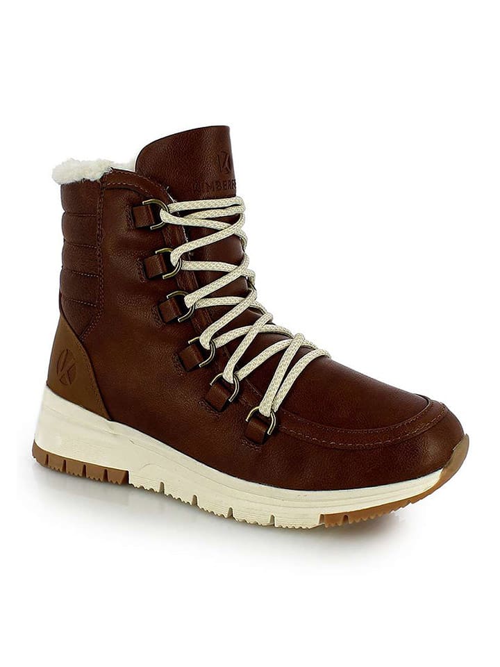 Kimberfeel Kozaki zimowe "Alyssia" w kolorze brązowym rozmiar: 41