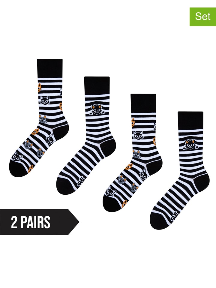 Dedoles Skarpety (2 pary) w kolorze czarno-białym rozmiar: 35-38