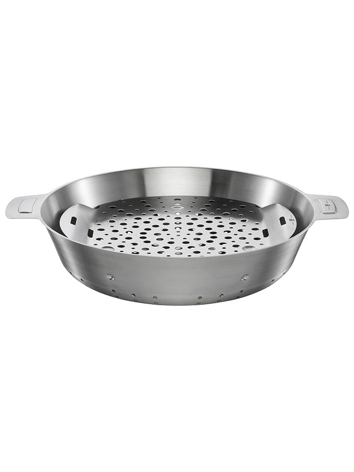 Fiskars Wkład w kolorze srebrnym do gotowania na parze - Ø 19,6 cm rozmiar: onesize