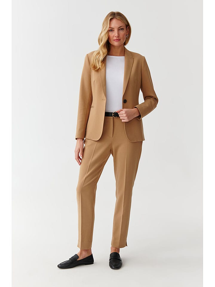 TATUUM Spodnie chino w kolorze karmelowym rozmiar: 38