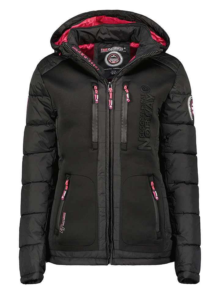 Geographical Norway Kurtka zimowa "Beachwood" w kolorze czarnym rozmiar: L