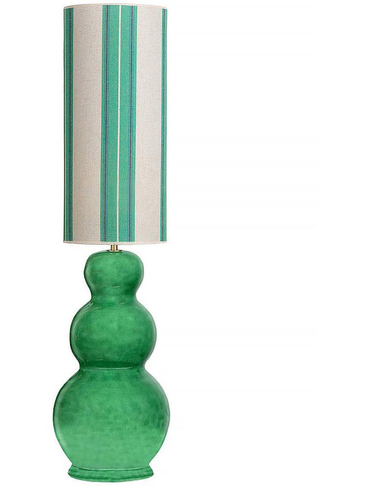Madre Selva Lampa stołowa "Miller" w kolorze zielonym - wys. 65 x Ø 35 cm rozmiar: onesize