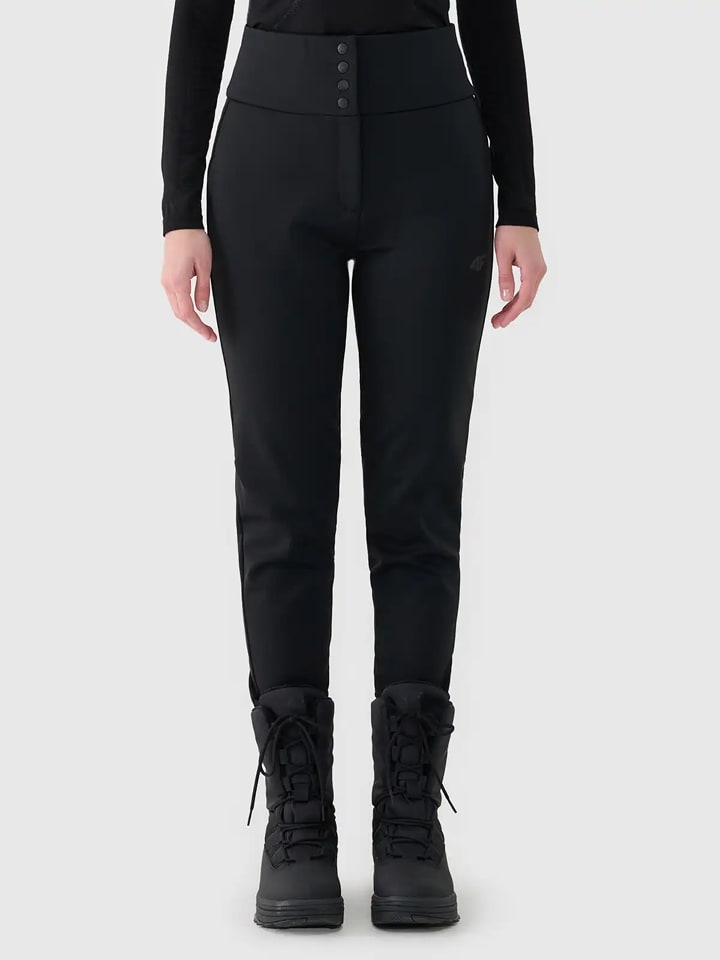 4F Spodnie funkcyjne w kolorze czarnym rozmiar: M