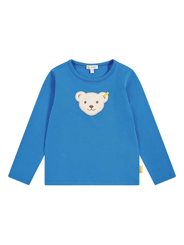 Steiff Koszulka w kolorze niebieskim rozmiar: 98