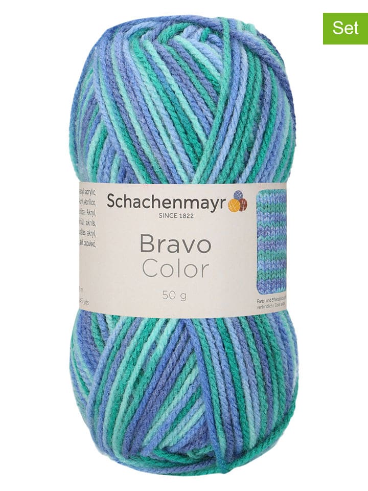 Schachenmayr since 1822 Przędza z tworzywa sztucznego (20 szt.) w kolorze niebieskim - 20 x 50 g rozmiar: onesize