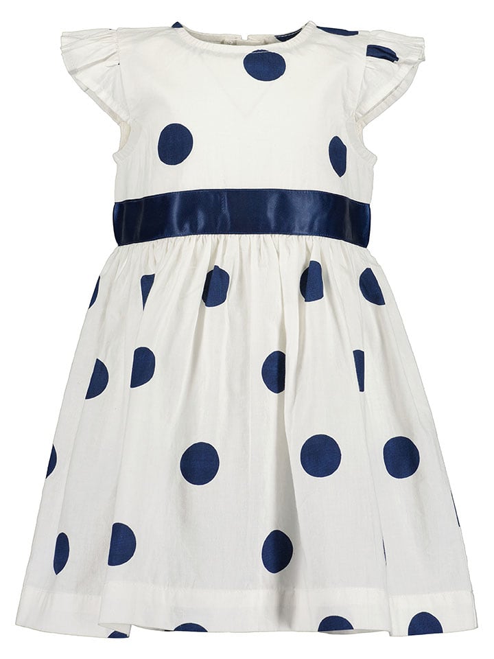 Blue Seven Sukienka w kolorze biało-granatowym rozmiar: 68