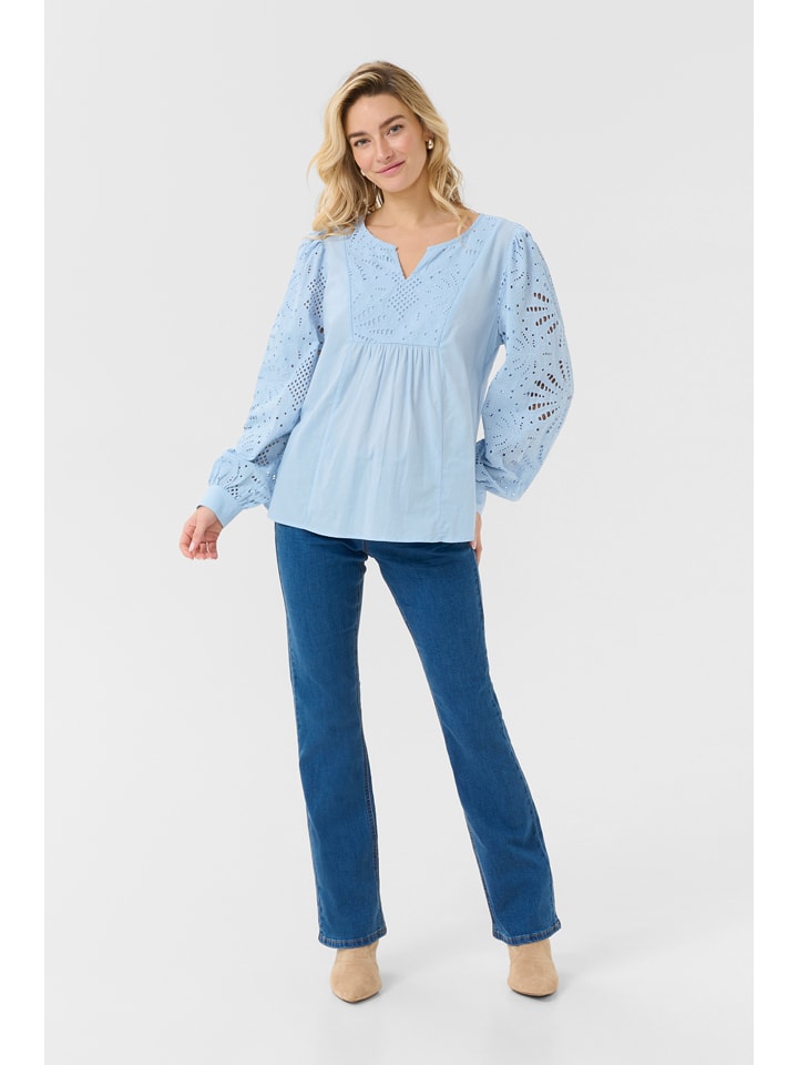 Kaffe Bluzka w kolorze błękitnym rozmiar: 40