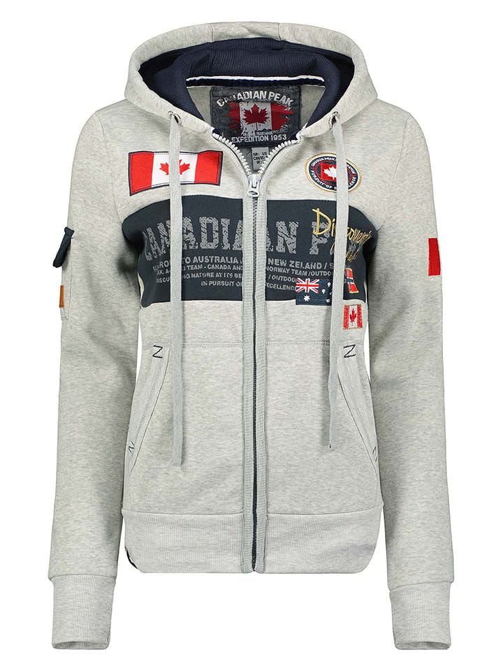 Canadian Peak Bluza "Fipeak" w kolorze szarym rozmiar: S