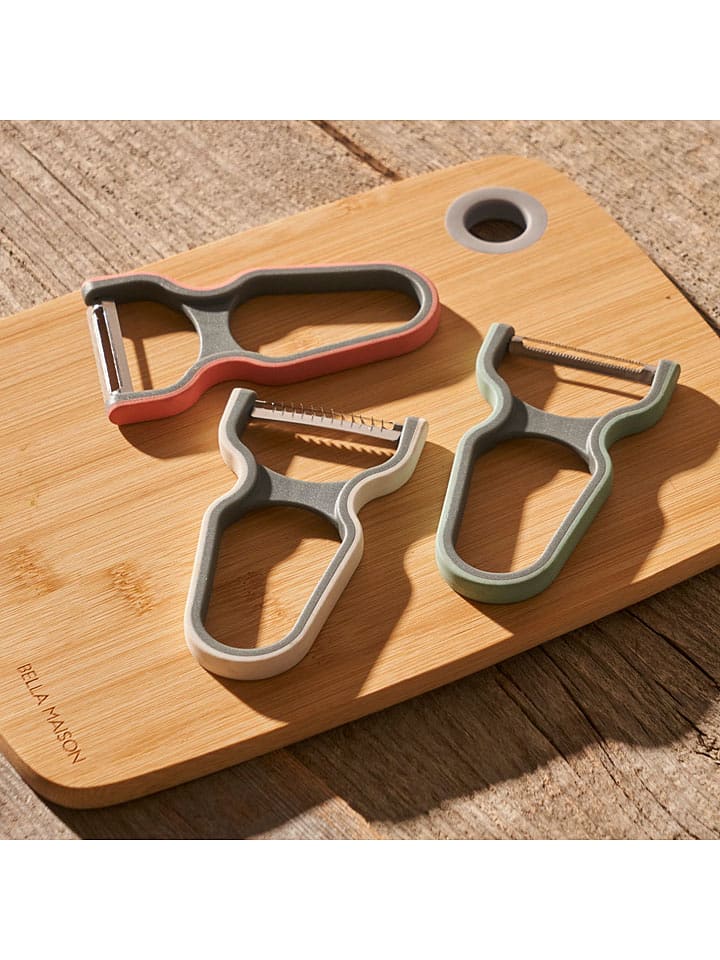 BELLA MAISON Obieraczki (3 szt.) w kolorze czerwonym, białym i zielonym rozmiar: onesize