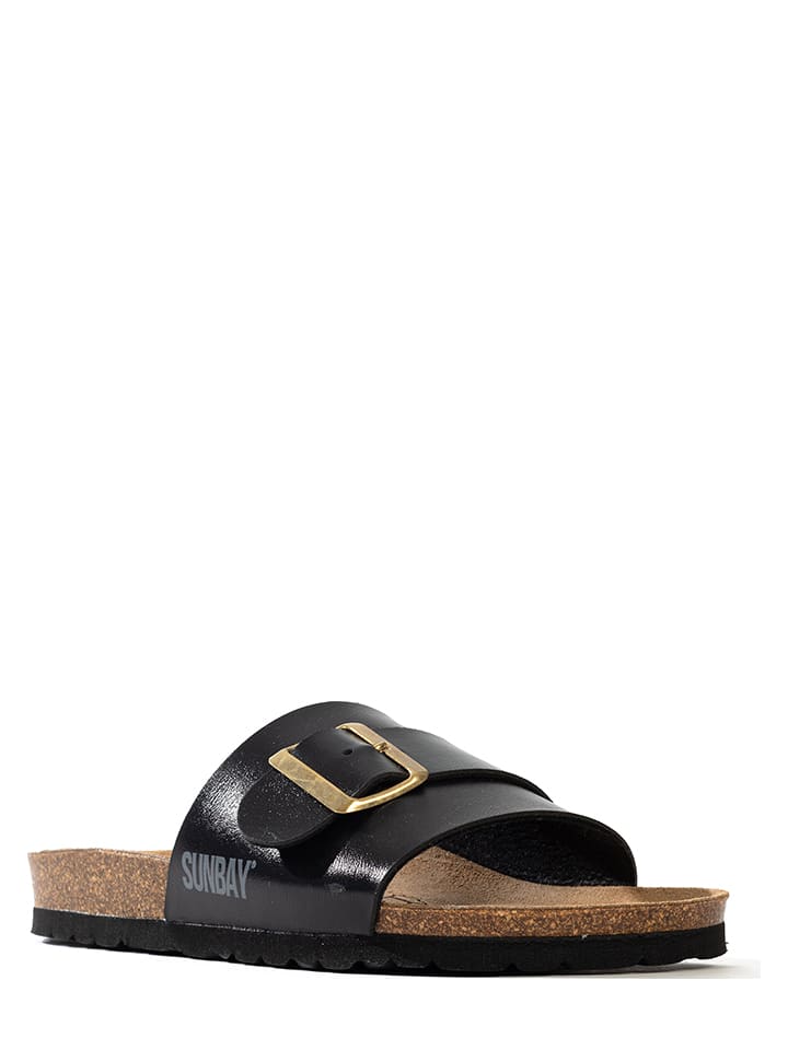 Sunbay Klapki "Ensena" w kolorze czarnym rozmiar: 36