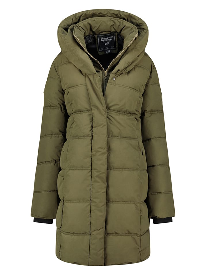 Geographical Norway Płaszcz zimowy "Djamilalimo" w kolorze khaki rozmiar: XXL