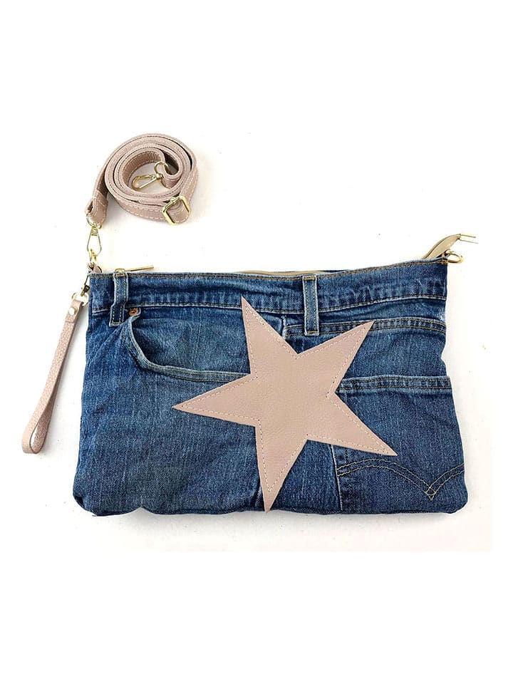 Marlon Torebka w kolorze beżowo-niebieskim - 34 x 25 x 2 cm rozmiar: onesize