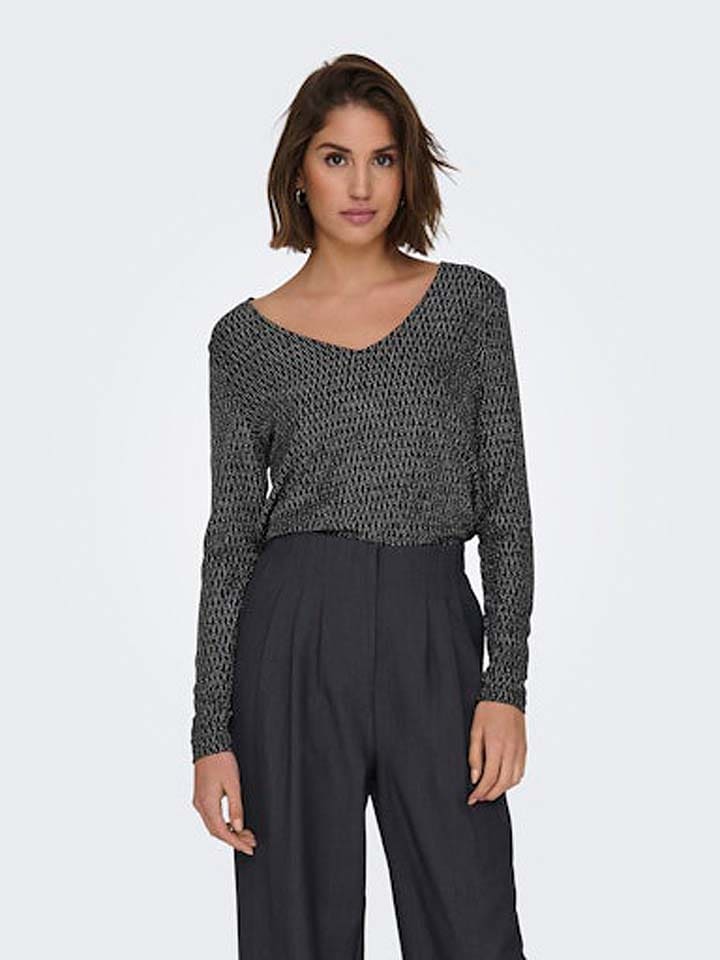 ONLY Bluzka w kolorze czarnym rozmiar: S