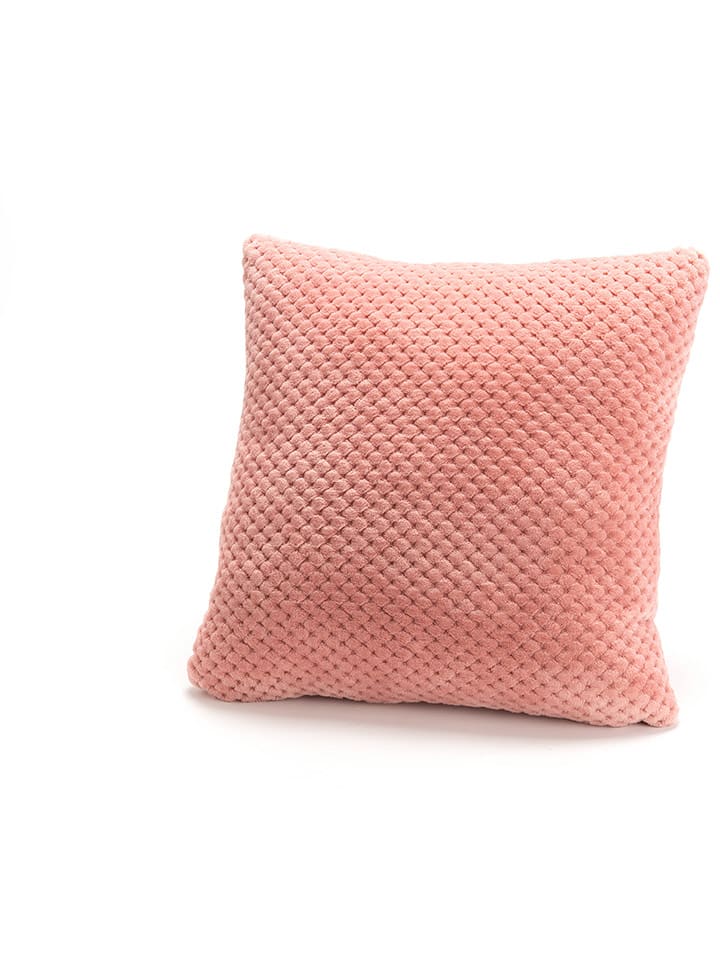 Amadeus Poduszka "Damier" w kolorze jasnoróżowym - 40 x 40 cm rozmiar: onesize