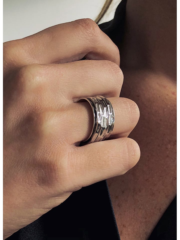 Eclat d'Argent Srebrny pierścionek rozmiar: 56