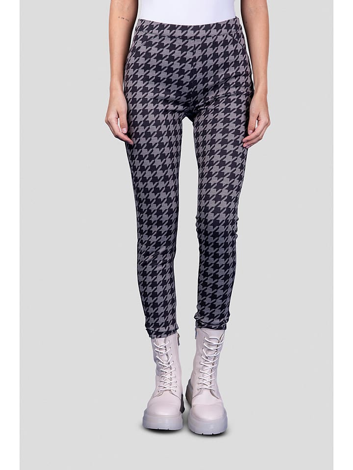 Blue Fire Spodnie "Donna" w kolorze czarno-szarym rozmiar: W30/L30