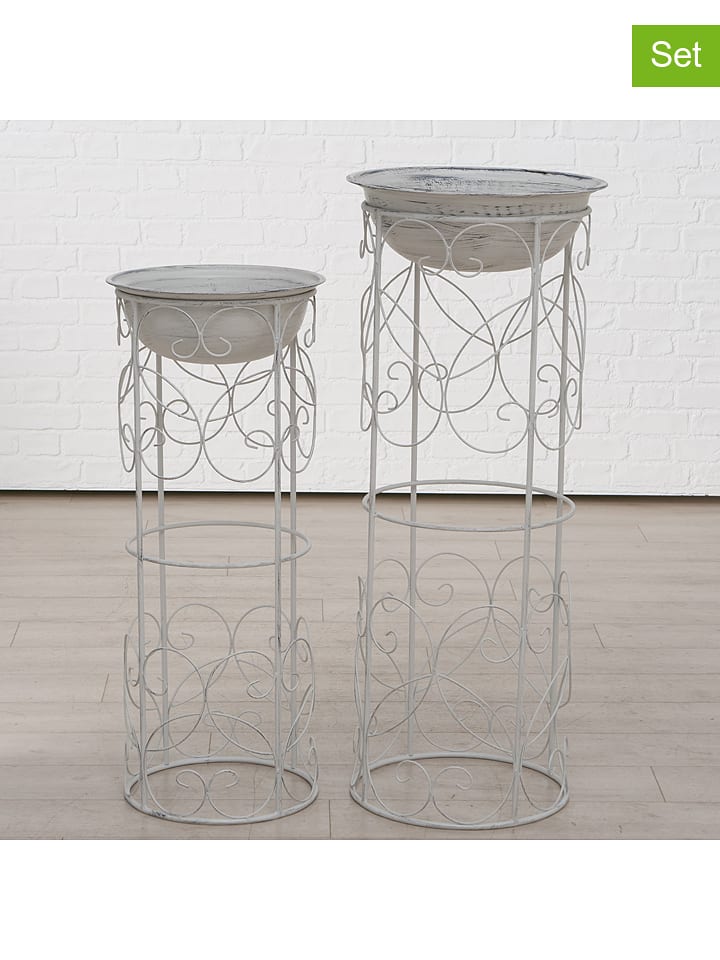 Boltze Miski dekoracyjne (2 szt.) w kolorze jasnoszarym rozmiar: onesize