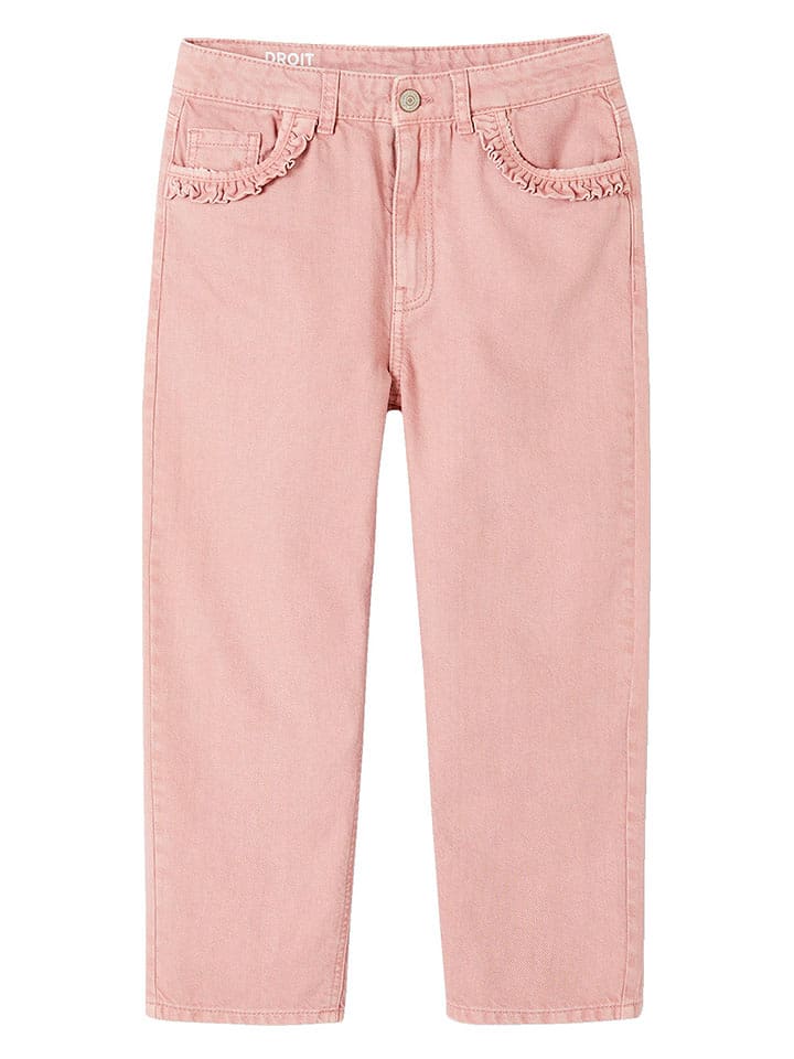 vertbaudet Spodnie w kolorze jasnoróżowym rozmiar: 140