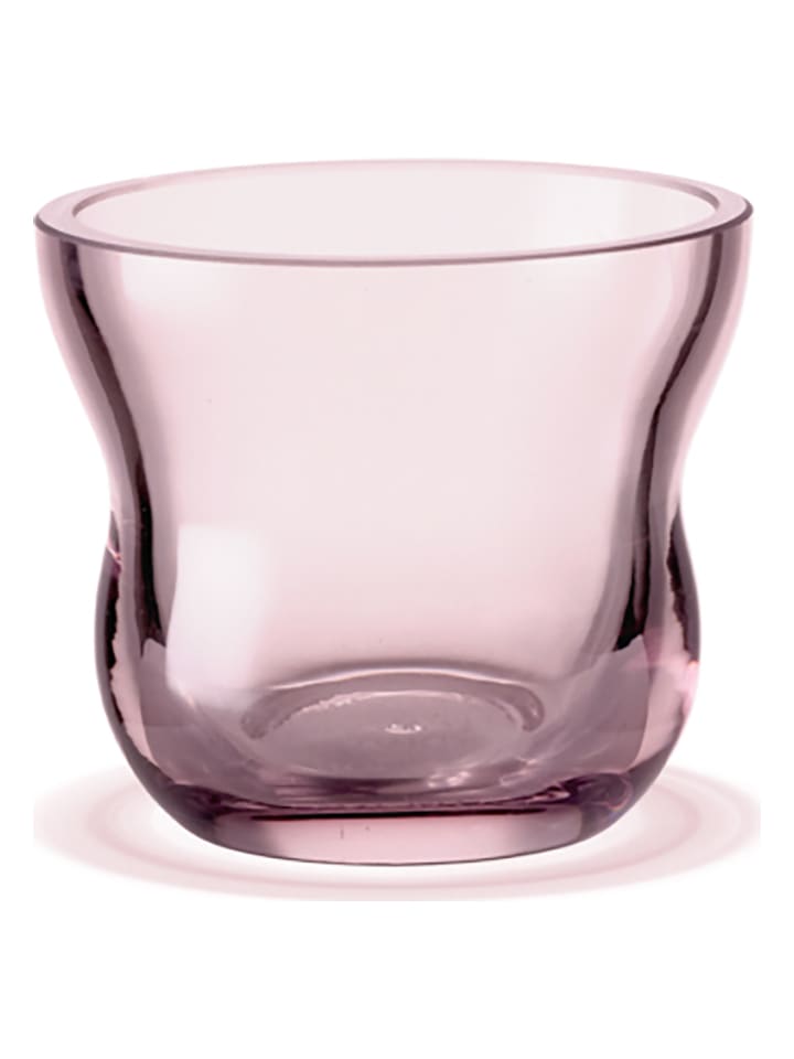 Holme Gaard Świecznik w kolorze jasnoróżowym - wys. 7,5 x Ø 8,5 cm rozmiar: onesize