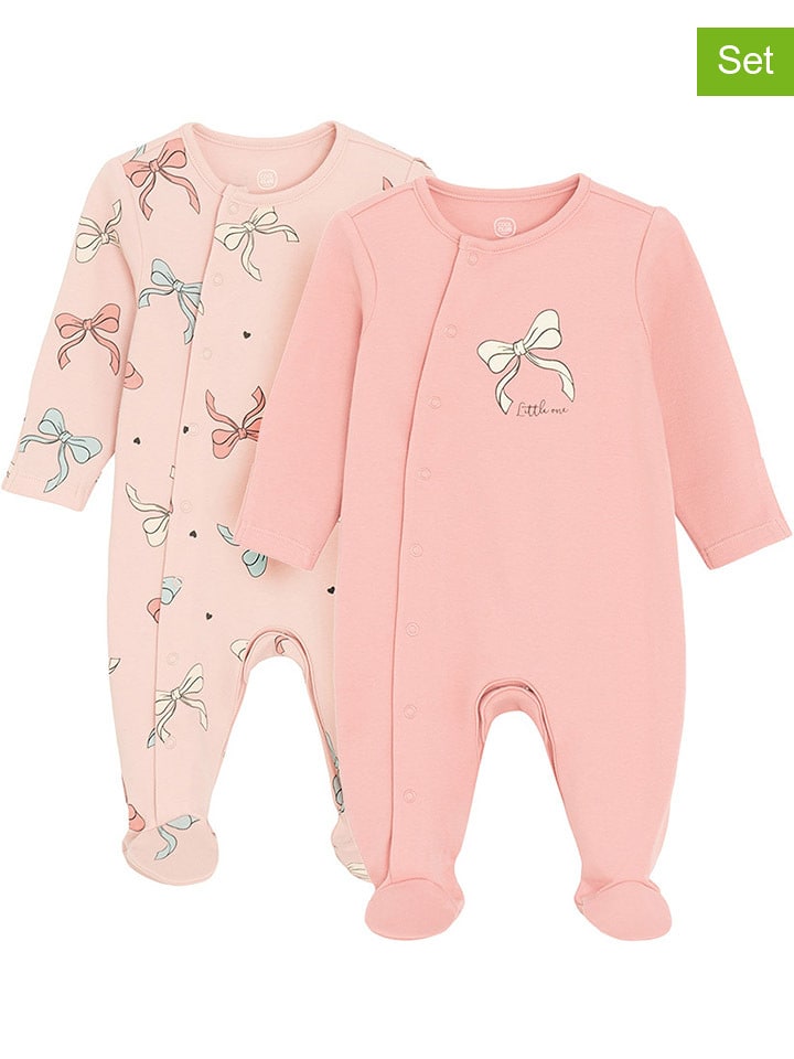 COOL CLUB Śpioszki (2 szt.) w kolorze jasnoróżowym rozmiar: 86