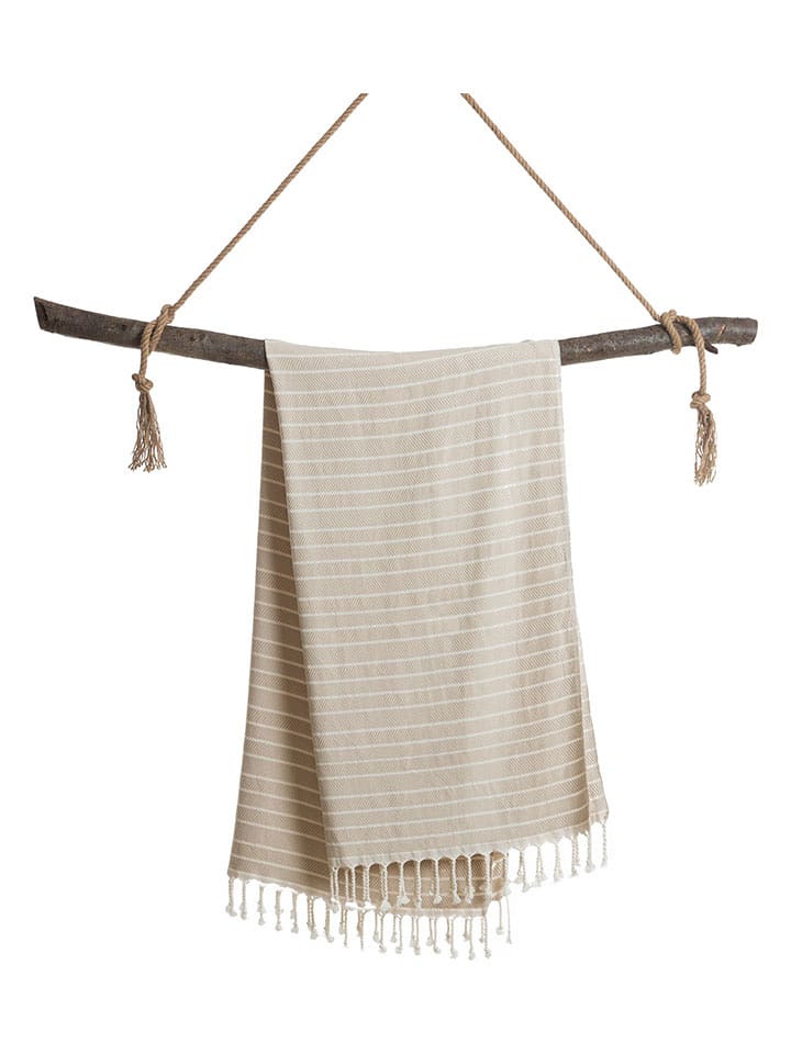 Samimi Chusta hammam w kolorze beżowym - 180 x 100 cm rozmiar: onesize