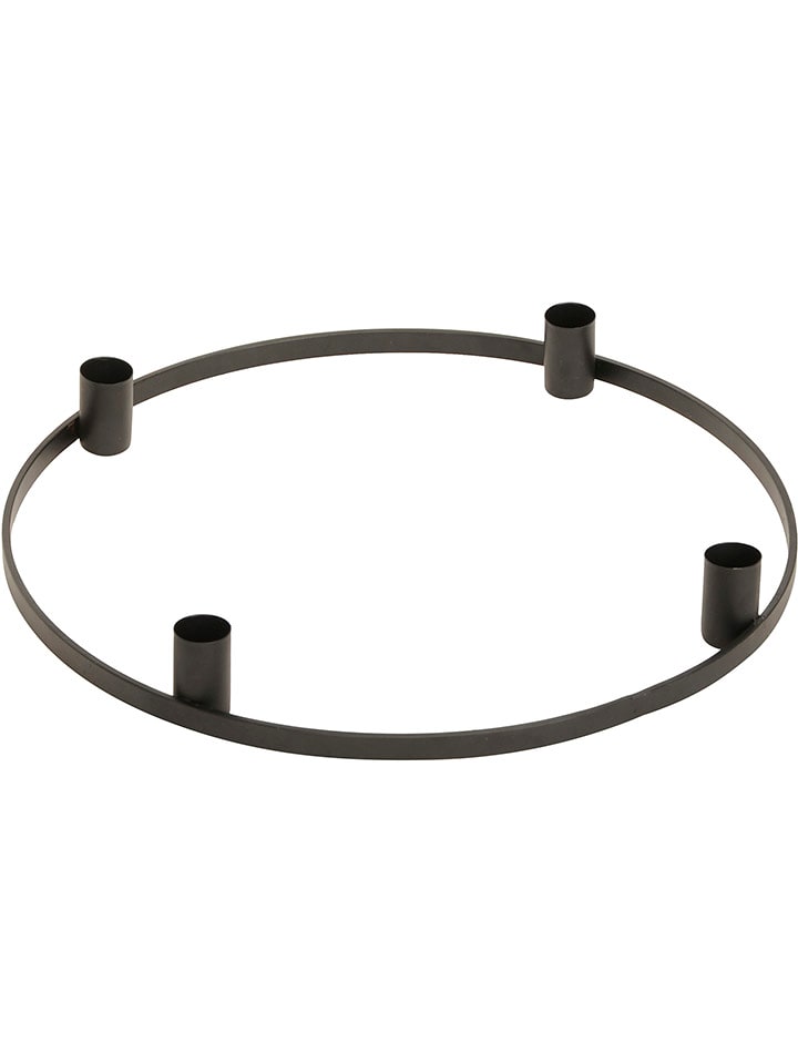 POSIWIO Świecznik w kolorze czarnym - Ø 35 cm rozmiar: onesize