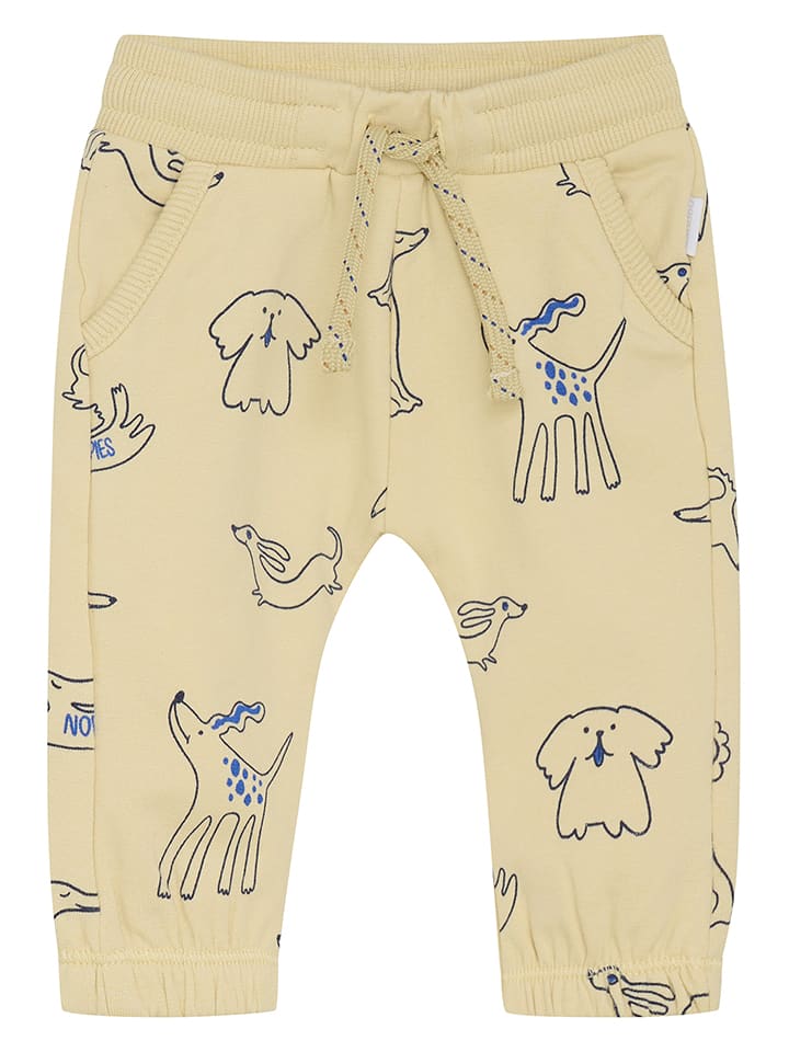 Noppies Spodnie dresowe w kolorze beżowym rozmiar: 62