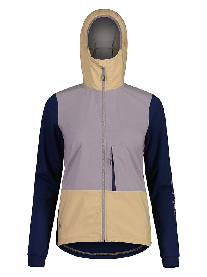 Maloja Kurtka hybrydowa "SennesM." w kolorze granatowo-fioletowo-beżowym rozmiar: XS
