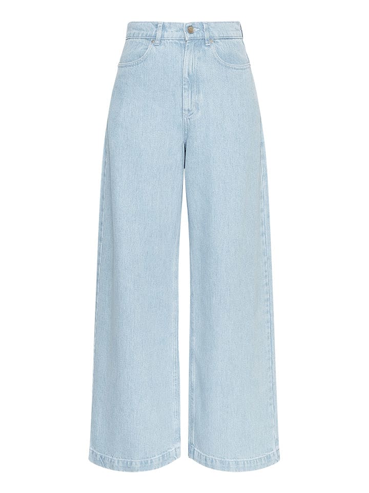 MOSS COPENHAGEN Dżinsy "Josephine Rue" - Comfort fit - w kolorze błękitnym rozmiar: XL