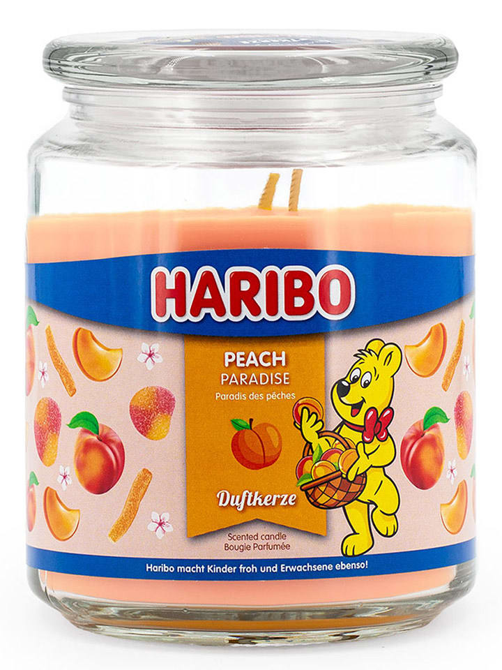 Haribo Świeca zapachowa "Haribo Peach Paradise" - 510 g rozmiar: onesize
