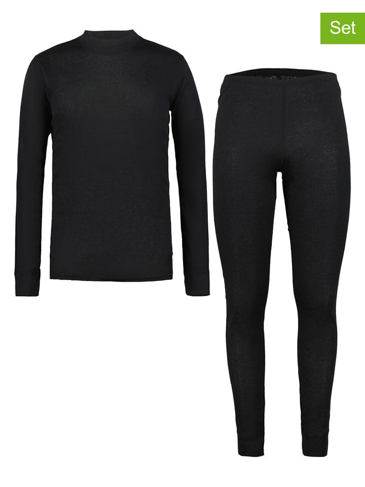 rukka 2-częściowy zestaw bielizny funkcyjnej "Tiirola" w kolorze czarnym rozmiar: XL