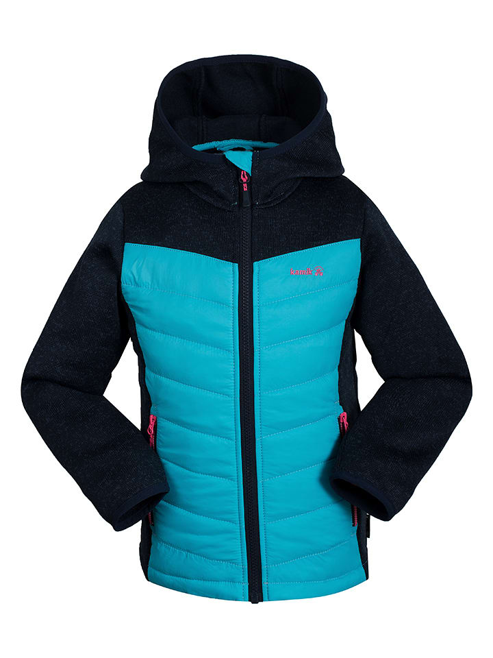 Kamik Kurtka hybrydowa "Willow" w kolorze błękitno-granatowym rozmiar: 104