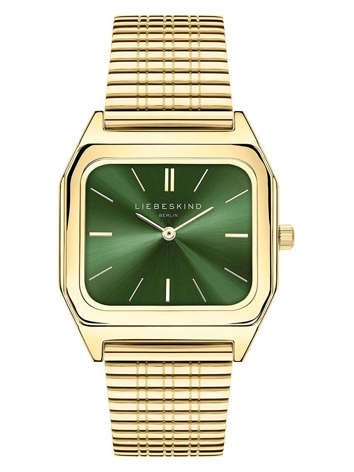 Liebeskind Zegarek kwarcowy w kolorze złoto-zielonym rozmiar: onesize