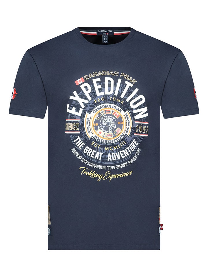 Canadian Peak Koszulka "Jaldemareak" w kolorze granatowym rozmiar: S