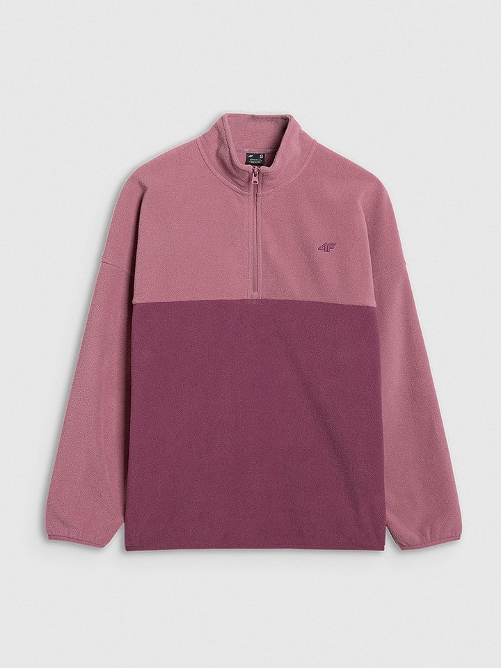 4F Bluza polarowa w kolorze jasnoróżowo-różowym rozmiar: M