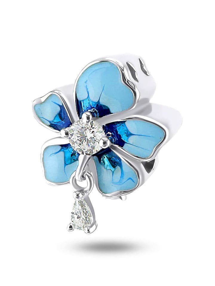 CHARM'S Srebrny charms z cyrkoniami rozmiar: onesize