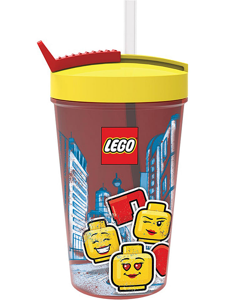 LEGO Kubek "Iconic - Girl" w kolorze żółto-czerwonym - 500 ml rozmiar: onesize