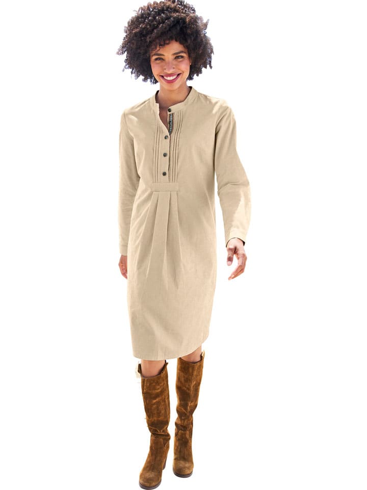 Heine Sukienka w kolorze beżowym rozmiar: 46