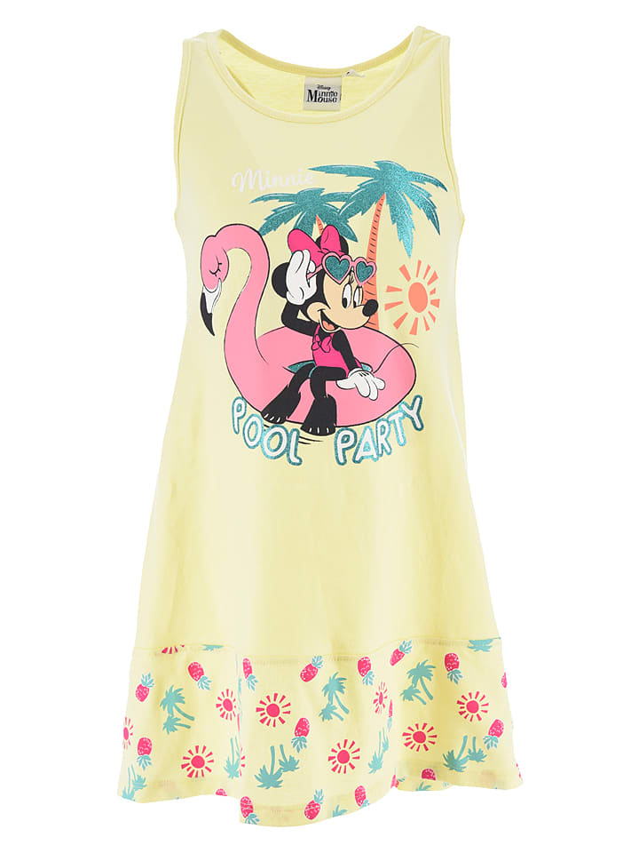 Disney Minnie Mouse Sukienka "Minnie" w kolorze żółtym rozmiar: 98