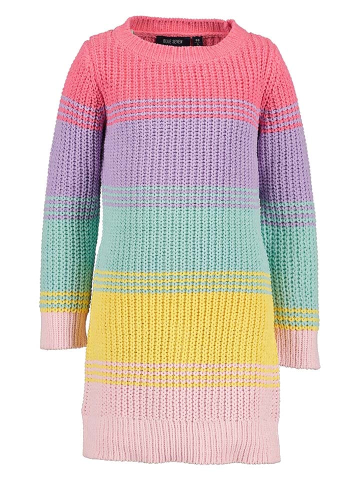 Blue Seven Sukienka dzianinowa ze wzorem rozmiar: 104