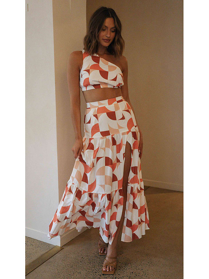 LA Angels Top w kolorze kremowo-pomarańczowym rozmiar: L