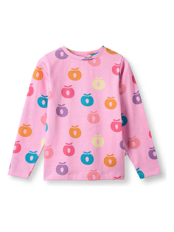 Småfolk Koszulka w kolorze jasnoróżowym rozmiar: 104/110